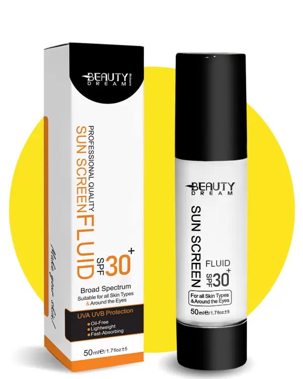 کرم ضدآفتاب ایرلس SPF30 بیوتی دریم 50میلی‌گرم | محافظت بانکی ۵ ستاره ، مقاوم در برابر آب وتعریق