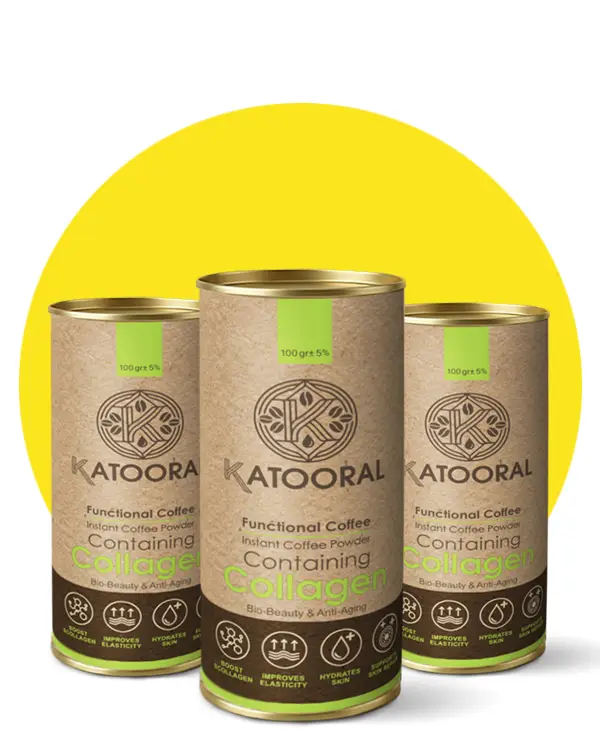 قهوه عملکردی کلاژن پپتاید کاتورال (Katooral) (بسته ۳ عددی)